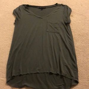 green t-shirt